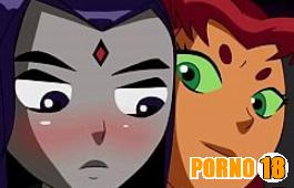 desenho jovens titans porno