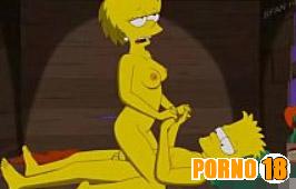 lisa simpson nua transando bart