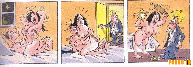 tirinha erótica corno